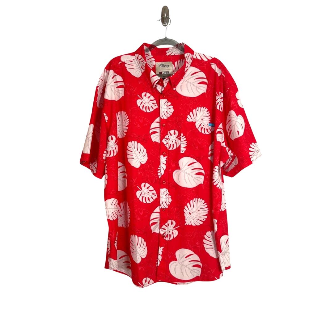 RSVLTS Disney Lilo & Stitch He Mele No Lilo KUNUFLEX Short Sleeve Shirt 3XL Mens